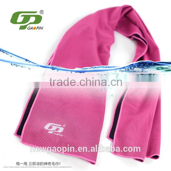 Customized Design Logo Towel For Exercise, Quick Dry Microfiber Golf Towel