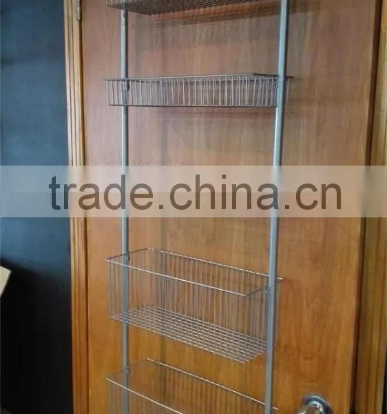 5 Tiers Metal Over Door Storage Baskets photo-2