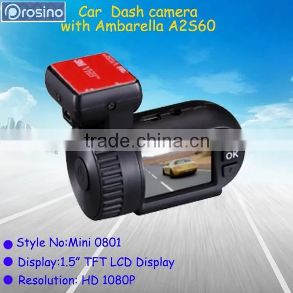 Motion Detection With GPS Tracker Ambarella A2S60 Chipset Full hd 1080p Camera Recorder photo-2