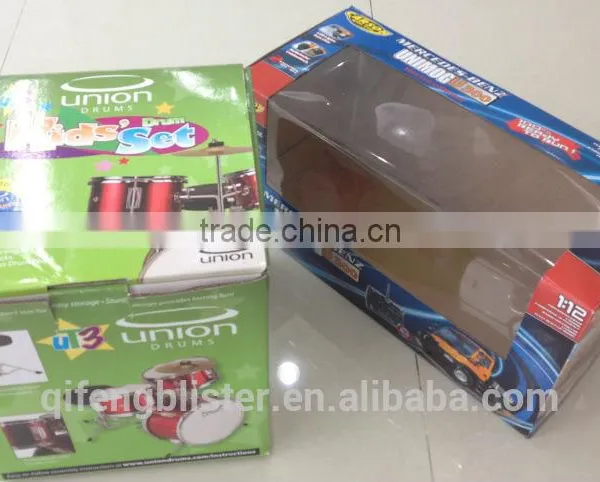 Corrugated CMYK Cardboard Boxes With PVC/PET Window for Toys/metal/electronic photo-2
