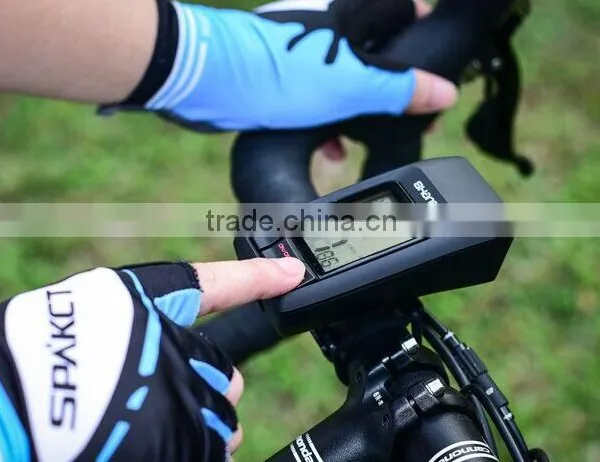 USB Rechargeable Rainproof LCD Backlight Bike Odometer Bicycle Light photo-5