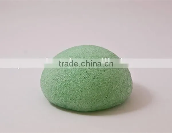 2015 Natural Japan Konjac Sponge Round Facial Sponge Bamboo Charcoal Face Cleaning Konjac Sponge photo-3