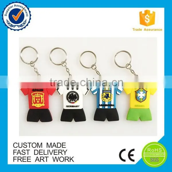 China Eco-friendly Soft Pvc Rubber Custom Letters Keychain photo-3
