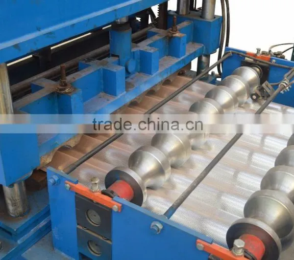New Design High Quality Making Metal Colored Roof Tile Forming Machine photo-5