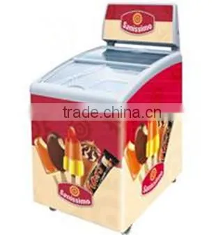151L Curved Double Door Ice Cream Showcase Freezer photo-4