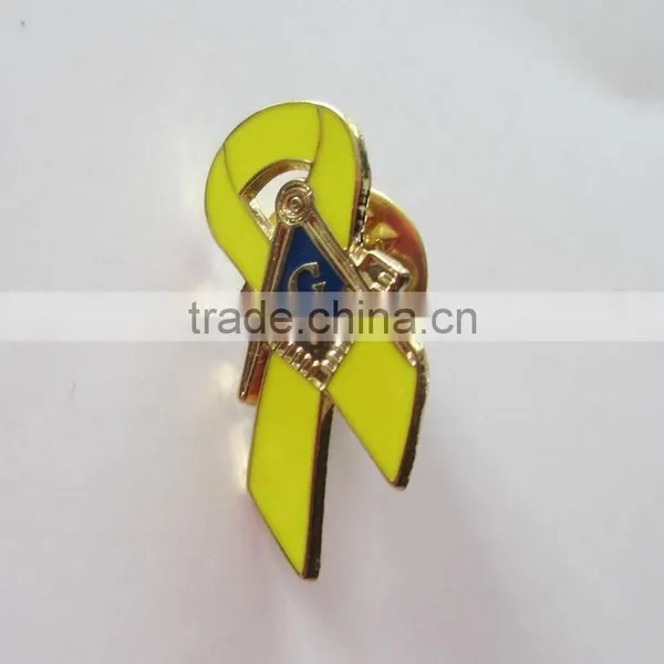 2016 Custom Gold Plated Brass Pin Badge Map Style,school Student Used Name Badge photo-6