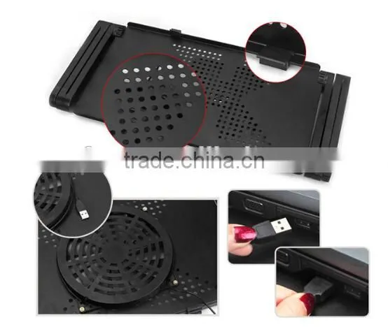 Portable Folding Multipurpose Laptop Stand With Cooler Fan ,adjustable Laptop Desk Cooler Stand photo-4