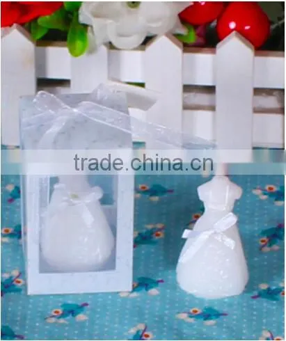 New Wedding Gown Dress Candle For Wedding Party Birthday Souvenirs Gifts Favor photo-6