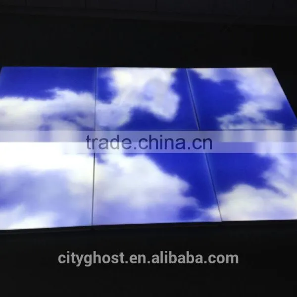 New Design SMD3528 Surface Mount 48W 0~10V/1~10V Dimming 595X595MM Frameless LED Ceiling Sky Panel photo-5