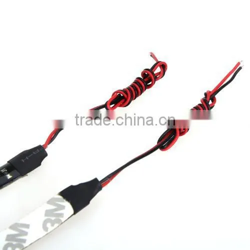 2Pcs 15 LED 5050 SMD Light Strip 12V for Car White photo-6