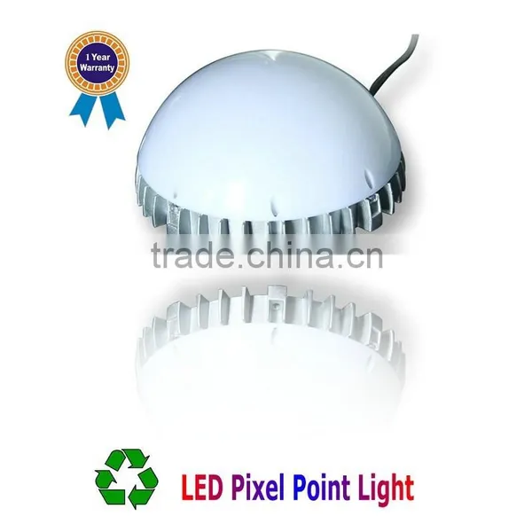 Outdoor Round Led Point Light 3.5inch Diameter 6w 5050 Rgb Led Pixel Light photo-5