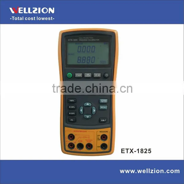 ETX-1825,Multifunction Process Calibrator,portable Multifunction Calibrator,Multifunction Calibrator,0.05% Accuracy