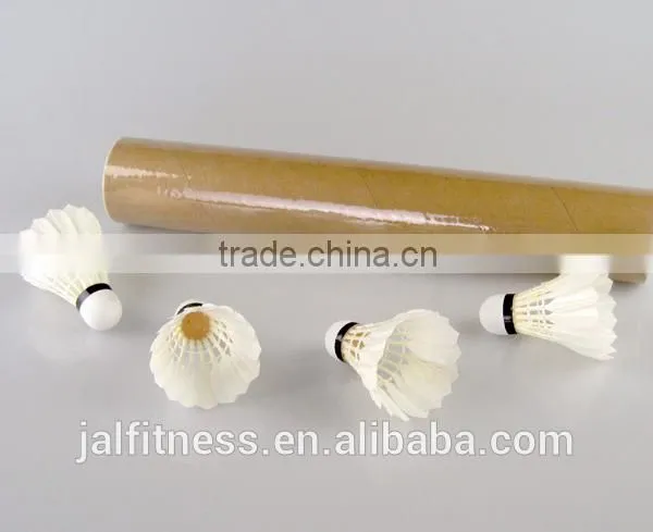 High Quality Class A Duck Feather 12pcs/Barrel Badminton Ball White Teal Feather Sport Game Training Badminton photo-3