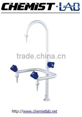 Bench Top Mounted 3-way High Pressure Lab Water Tap in Industrial/Physics/Chemistry/Maths Laboratory