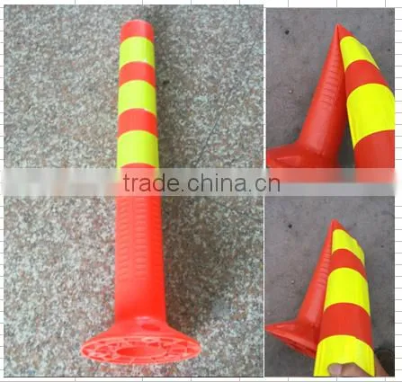 Orange Flexible Plastic Warning Post for Traffic photo-3