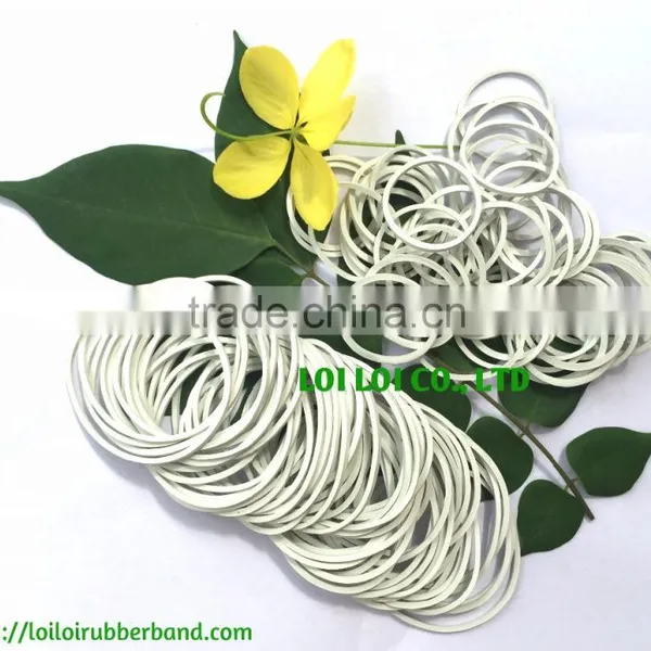 Any Size White Color Solid Bulk Rubber Band With Factory Price - High Quality EPDM Rubber for Rainbow Loom Rubber Band