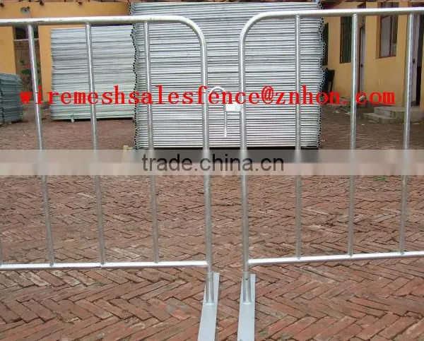 Temporary Galvanized Barricade/Crowed Control Barrier for Sale From China Supplier