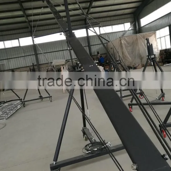 Professional 6m Triangle and Motorized Head Jimmy Crane Camera Jib Cranes for Sale photo-3
