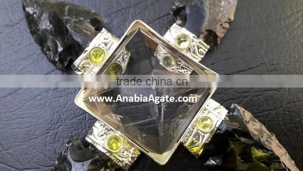 Black Obsidian Arrowhead Agate Energy Generator : Agate Crystal Quartz Pyramid : Agate Energy Generator Tools photo-3