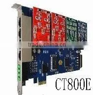 8 port FXS/FXO analog Asterisk PCI-E card