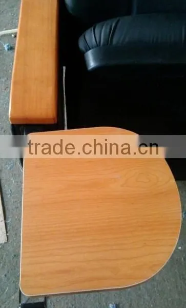 Solid Wood Move PU Leather Auditorium Chair/Leather Auditorium Seating/Leather Auditorium Seat YA-17 photo-2