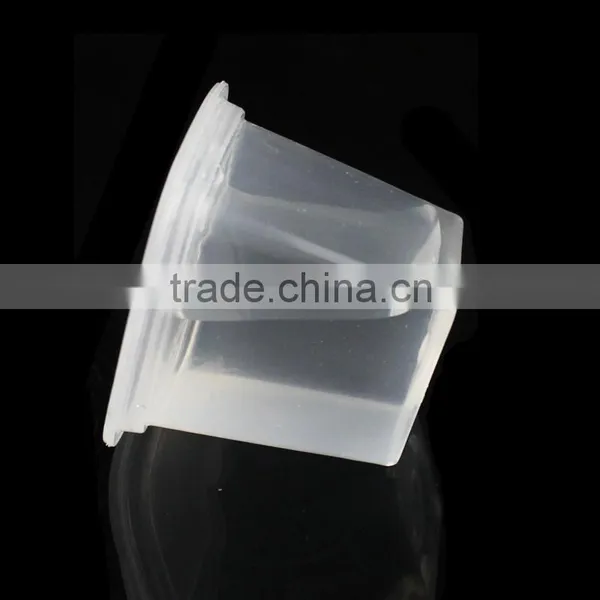 Plastic Sauce Container Square Clear Cup With Lid photo-3