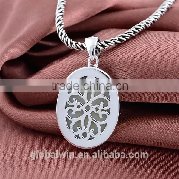 2015 Fine Fashion Women Pendant Gold And Silver Plated Crystal Interlocking Heart Pendant photo-6