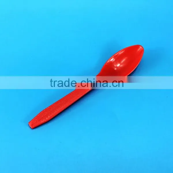 Disposable Plastic Soup Spoon Hard Colored Plastic Spoon photo-3
