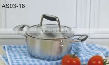 Modern Kitchen Cabinet Designs 8pcs Stainless Steel Cookware Set With Silicon Handle Including Milk Pot photo-4