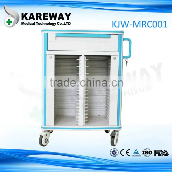 Guangdong Foshan KJW-MRC001 Case History Trolley,medical Record Cart