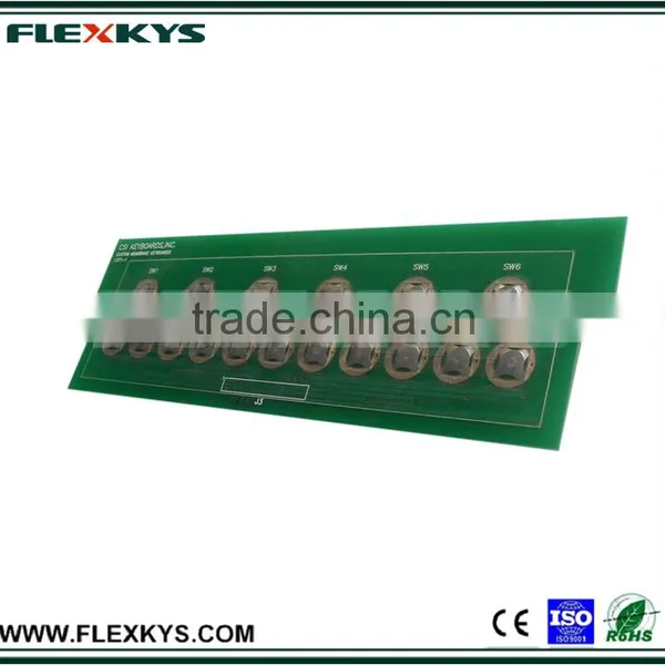 PCB Printed Circuit Membrane Switch With Metal Dome Contact photo-2