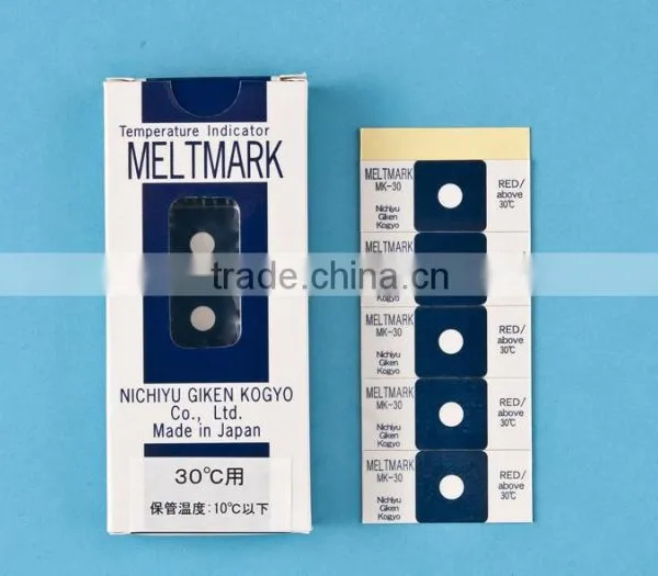 Cold and Low Temperature Indicator for Monitoring Refrigerated Truck/MELTMARK/15, 20, 25 and 30 Deg.C
