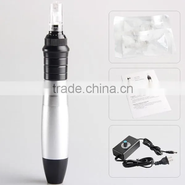 12 Needles Golden Micro Needle Derma Pen photo-2