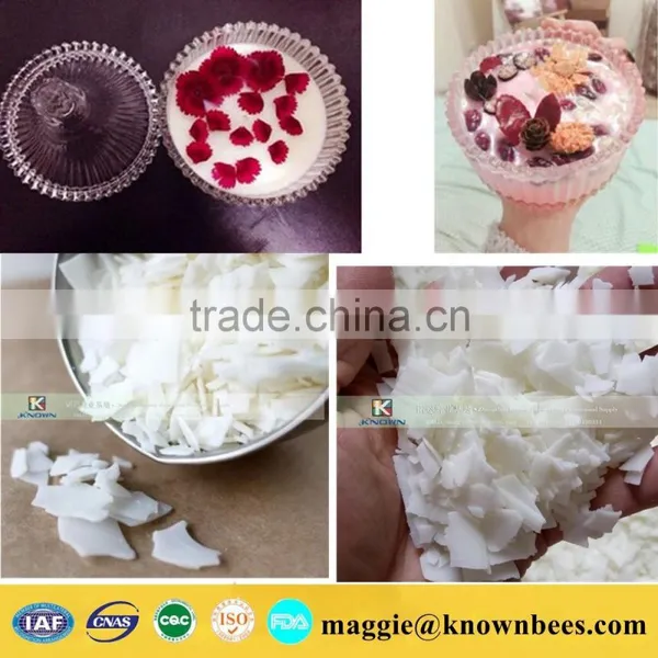 China Supplier Wholesale 100% Pure Soy Wax Flakes for Cup Wax photo-3