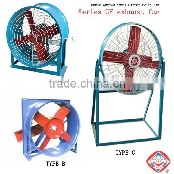 High Efficiency Free-standing Axial Air Exhaust Fan/axial Flow Fan/air Extractor for Workshops photo-4