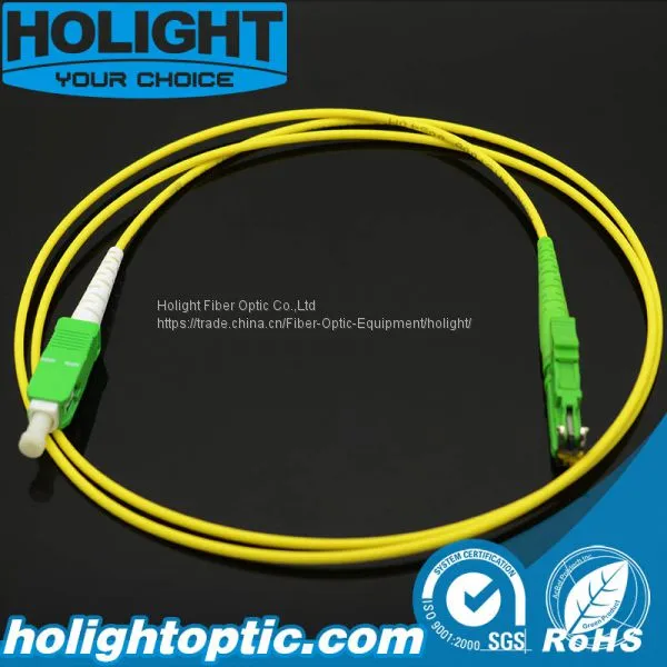 Fiber Optic Patch Cable Sca to E2000A Simplex Sm Yellow photo-2