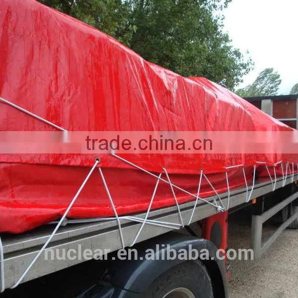 Heavy Duty PVC Tarpaulin for Truck Cover/ Truck Side Curtain photo-6