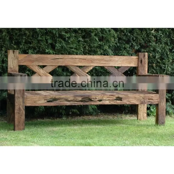 Rustic Wooden Bench photo-2