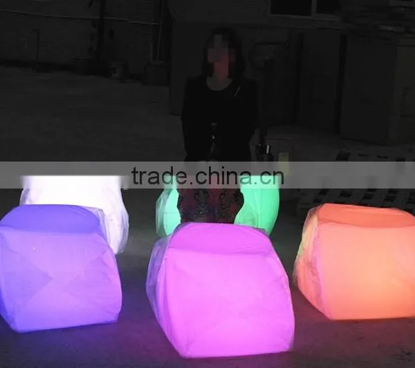 2016 Plastic Led Cube Chair photo-3