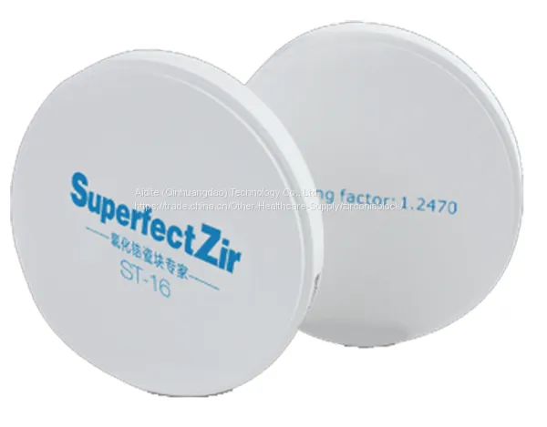 Aidite SuperfectZir ST Pre Shade Dental Zirconia Block/blank for Cad/cam Sirona System