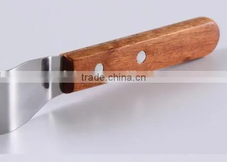 CY196 Hot Sale 10'' Wood Handle Staniless Steel Bread Knife Butter Knife photo-4