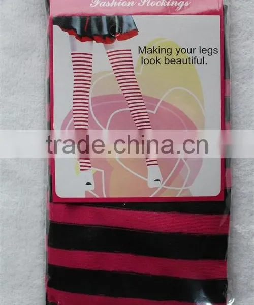 Party Girl Striped Stocking Fashion Tube Stocking photo-2