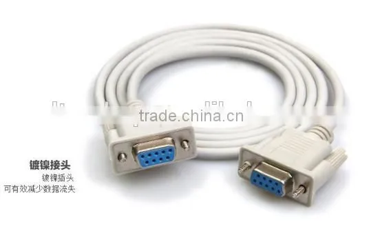 Factory Supply 1.5M DB Cable 9 Hole Data of 9 Hole DB9 Serial Port Direct Female To Female Lines To RS232 Serial Port Cable photo-3