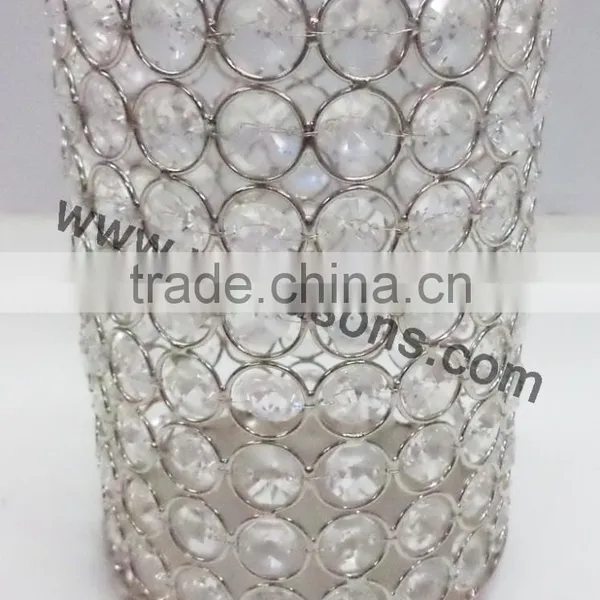 Party Use Decor Crystal Votive Candle Holder photo-6