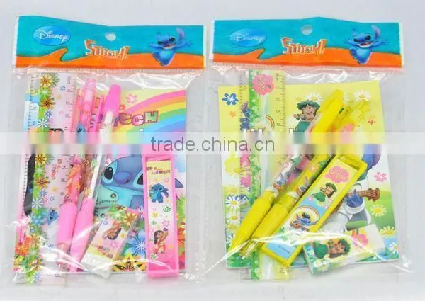 6PC ( 2PC Pen + Lead of Pencil +Eraser +Ruler +Notebook) Stationery photo-2