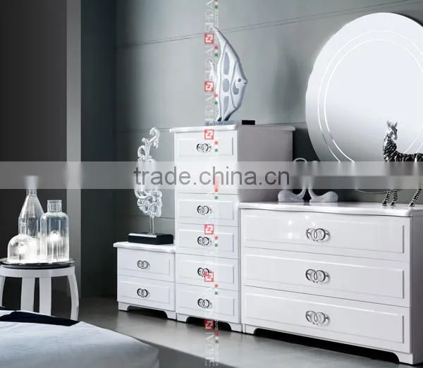 Zebra Bedroom Furniture / Girls Bedroom Furniture Set / Modern Italian White Bedroom Furniture B87 photo-4