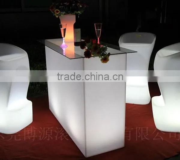 LED Rectangle Table/color Full Led Bar Chair/led Bar Counter photo-4