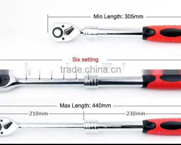 High Quality Universal Hand Tool Manual Socket Ratchet Wrench photo-6