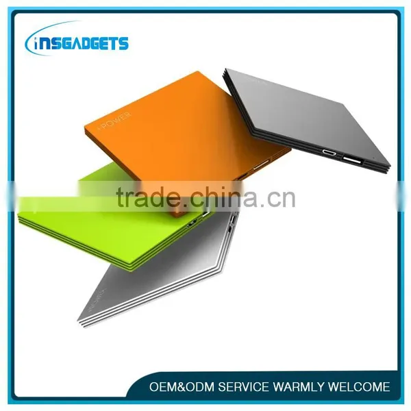 Thinnest Biscuit Cookie Design Portable Powerbank, External Backup Battery For Cell Phone