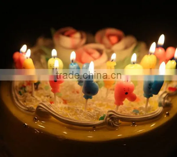 Kawaii Little Feet Shape Happy Birthday Candle for Children photo-2